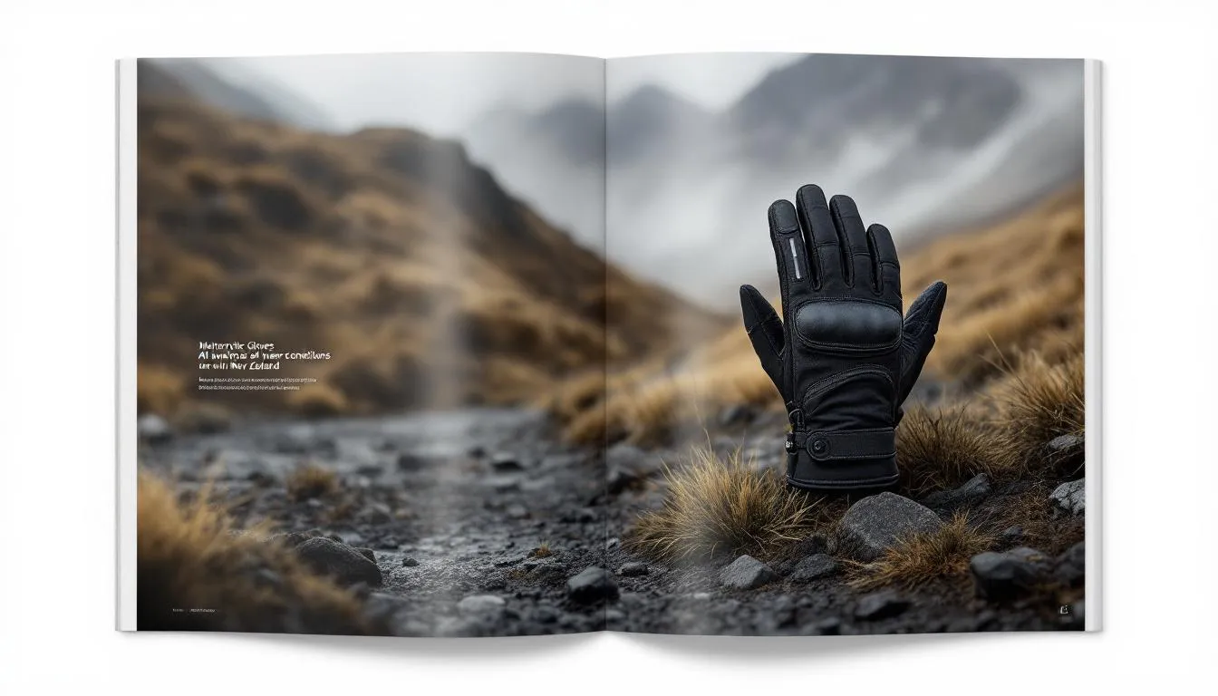 Motorbike gloves suitable for different weather conditions in NZ.