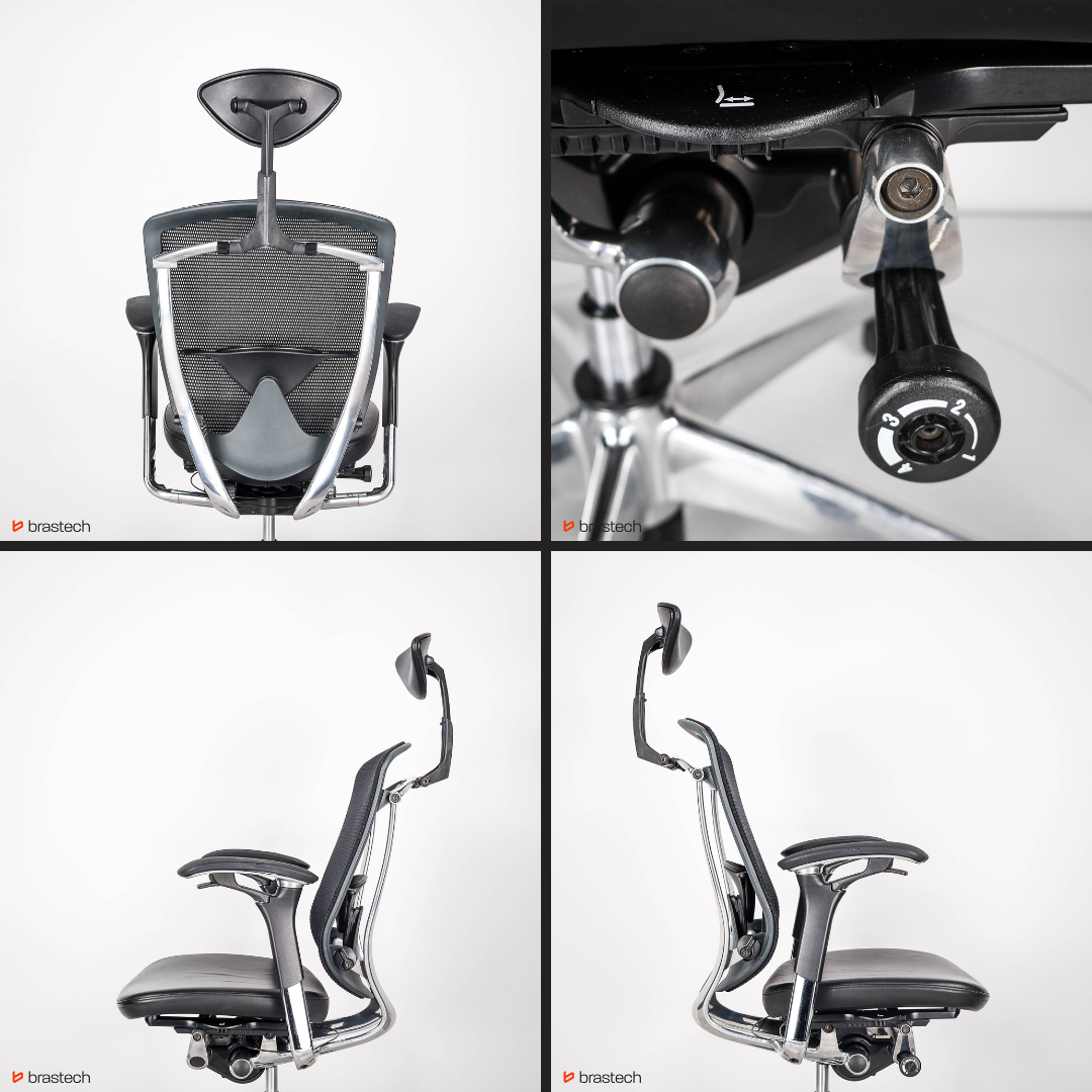 Fotel biurowy ergonomiczny - ranking Brastech 4 Ergonomiczny fotel biurowy Okamura Constessa