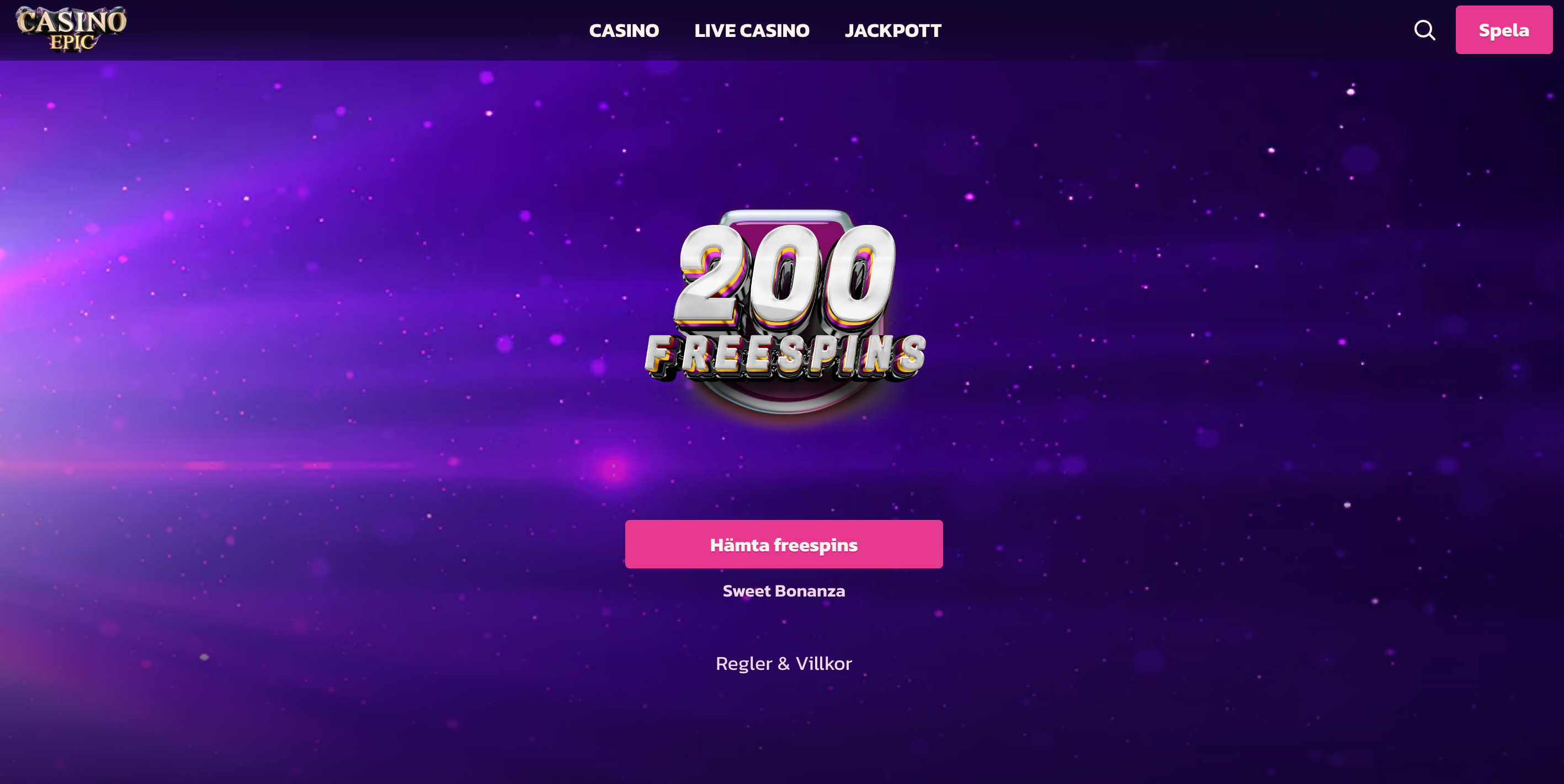 casino epic erbjuder bonus - spela ansvarsfullt omsättningskrav 35x