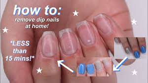 DIY how to remove dip powder nails at home in LESS than 15 minutes! -  YouTube