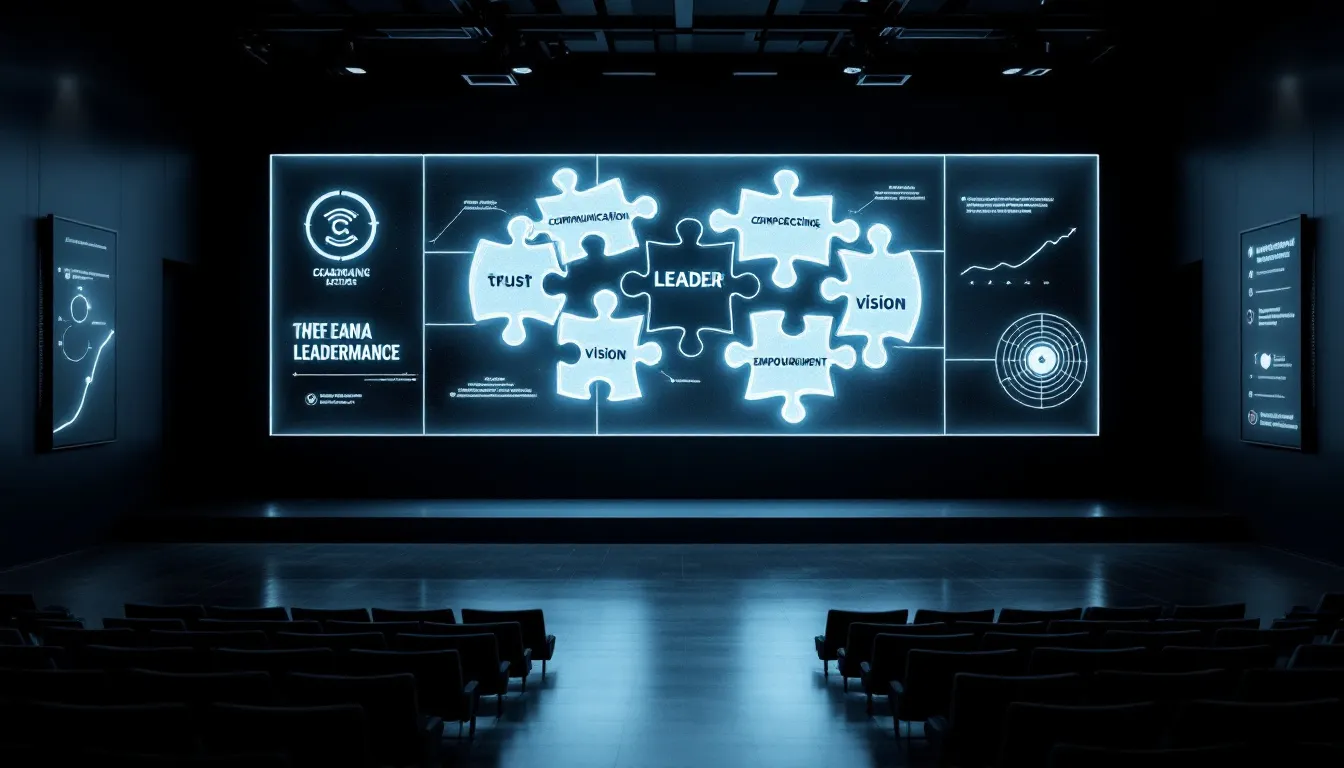 A visual representation of measuring the impact of leadership coaching on team performance.