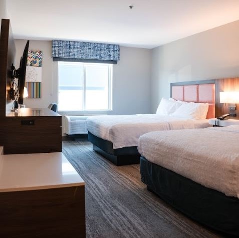 Interior setting of a sample room at Hampton Inn Nicholasville