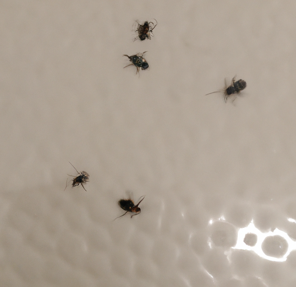 bugs in bathtub at night