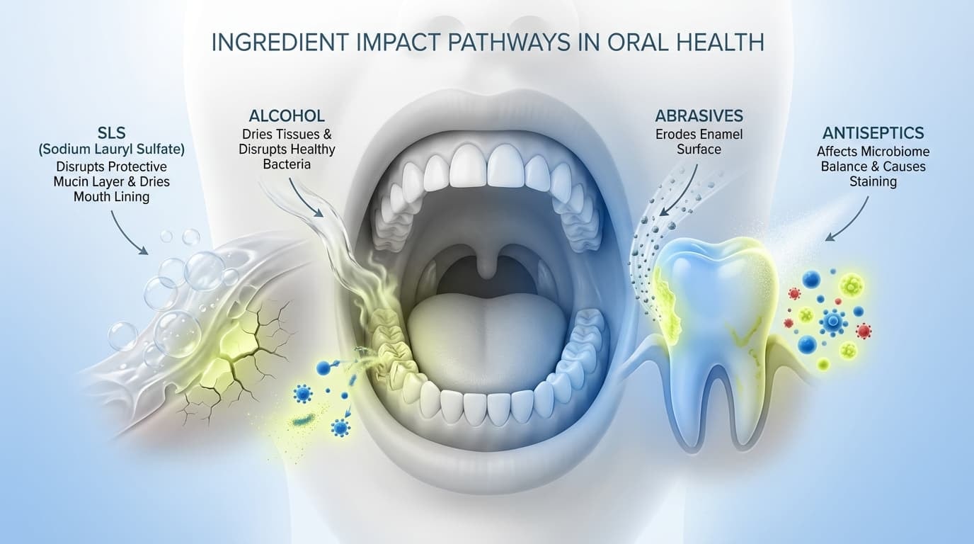 How Do Harmful Ingredients Impact Oral Health and Enamel?