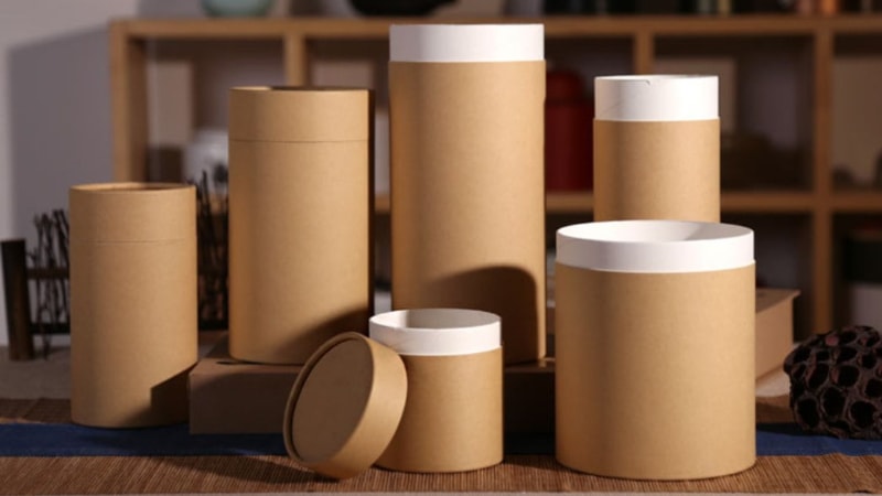 Paper canister packaging 