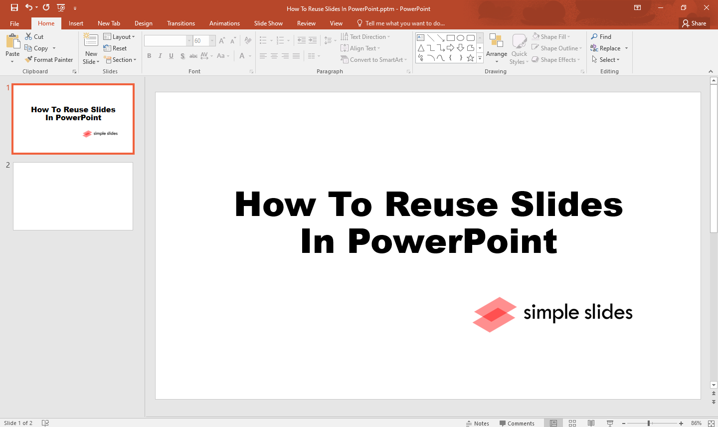 powerpoint online reuse slides