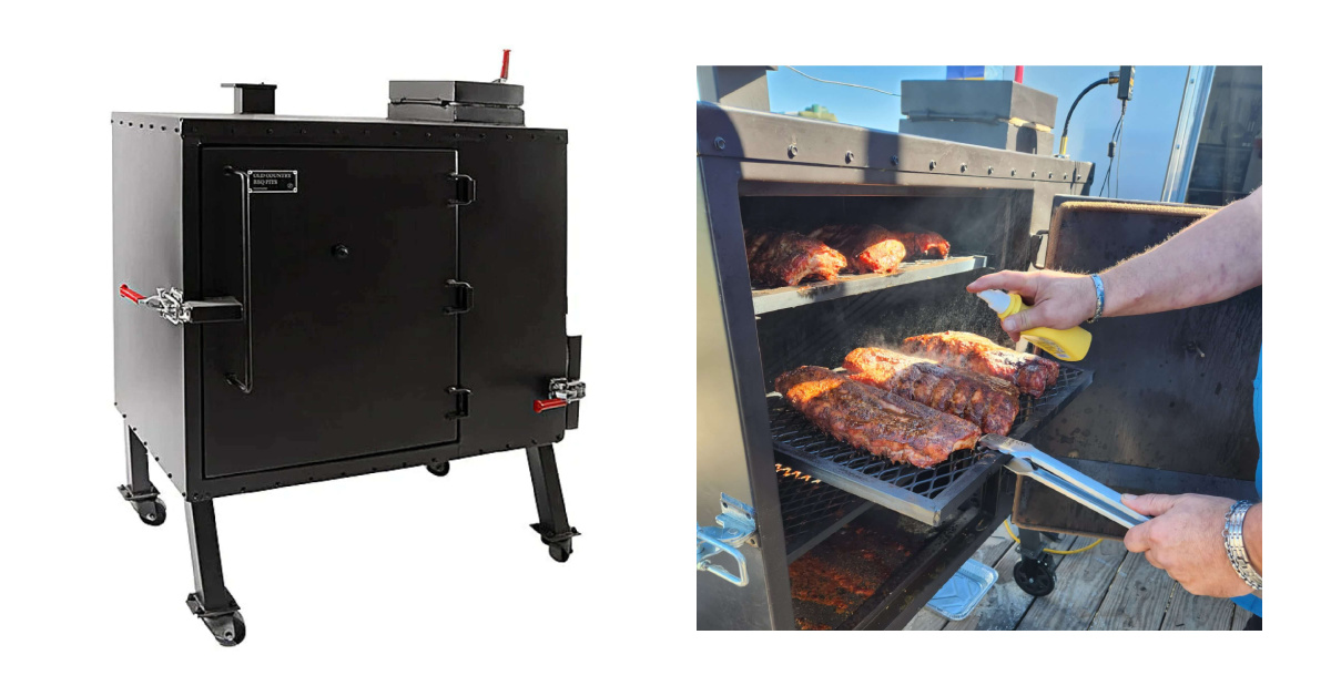 Old Country BBQ Pits Insulated Gravity Fed Smoker
