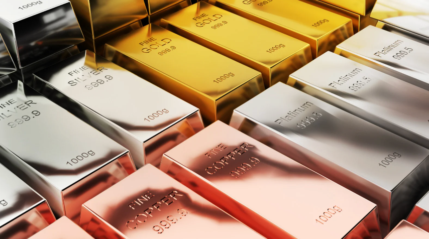 Image of precious metals bars