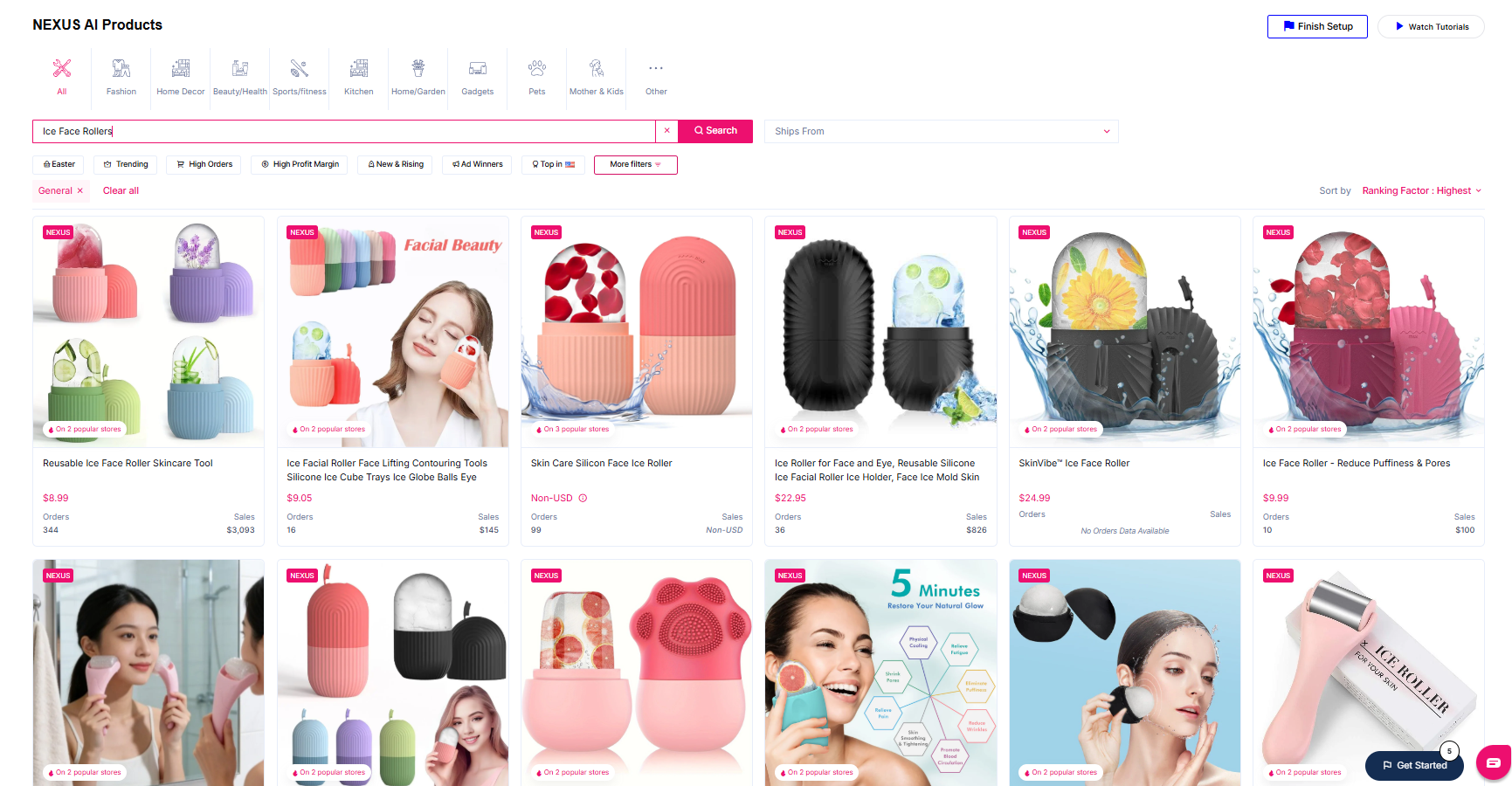 Verkauf von Schönheitsprodukten mit hoher Produktqualität