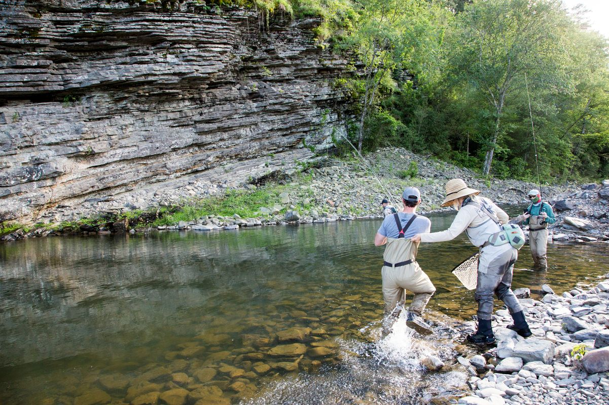 Anglers flock to Beavers Bend State Park for prime fishing in Broken Bow Lake and Mountain Fork River. Photo by Lori Duckworth/Oklahoma Tourism.