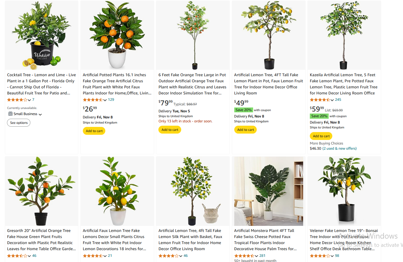 how to sell plants online