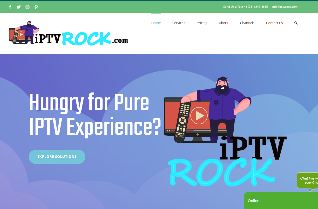 iptv rock home page