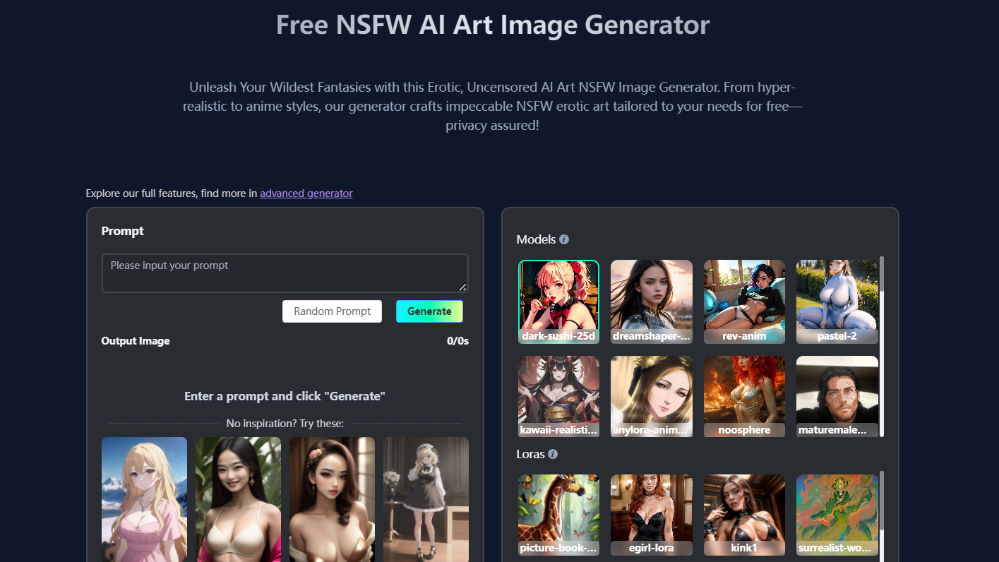 Arting.Al Free NSFW AI Art Image Generator