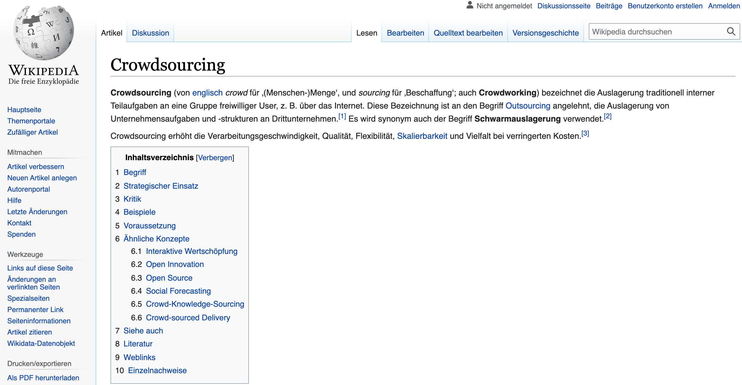 wikipedia als crowdsourcing beispiel