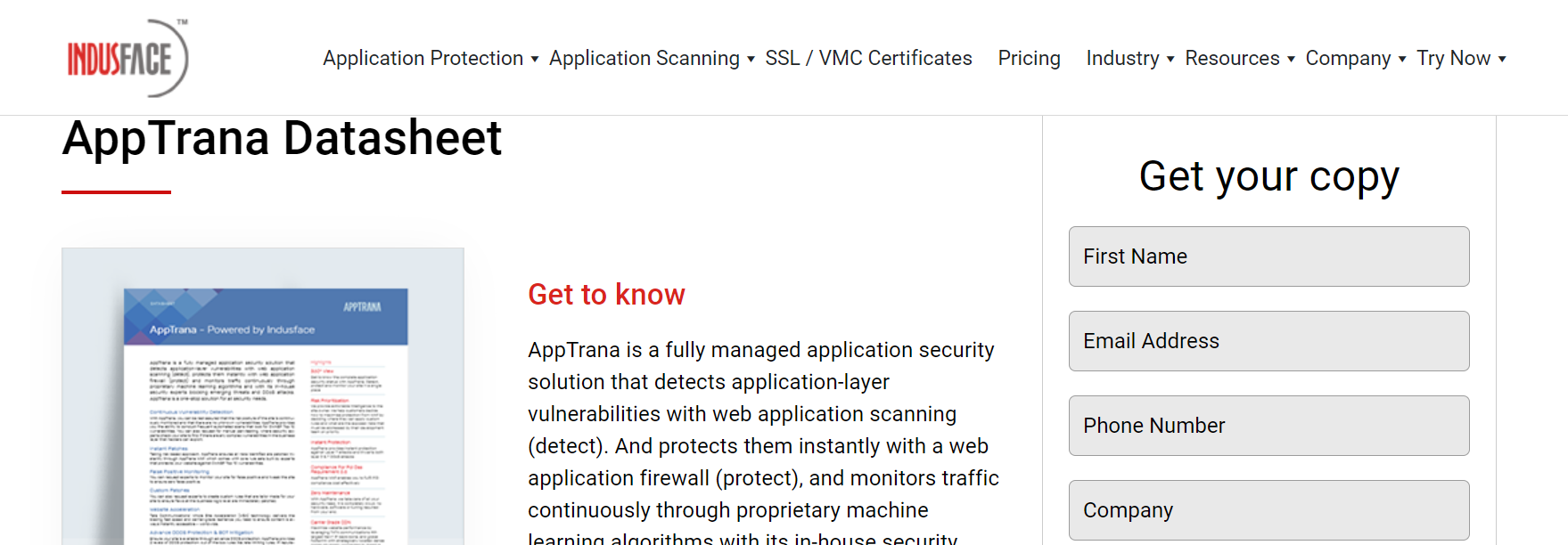 Apptrana managed web application firewall