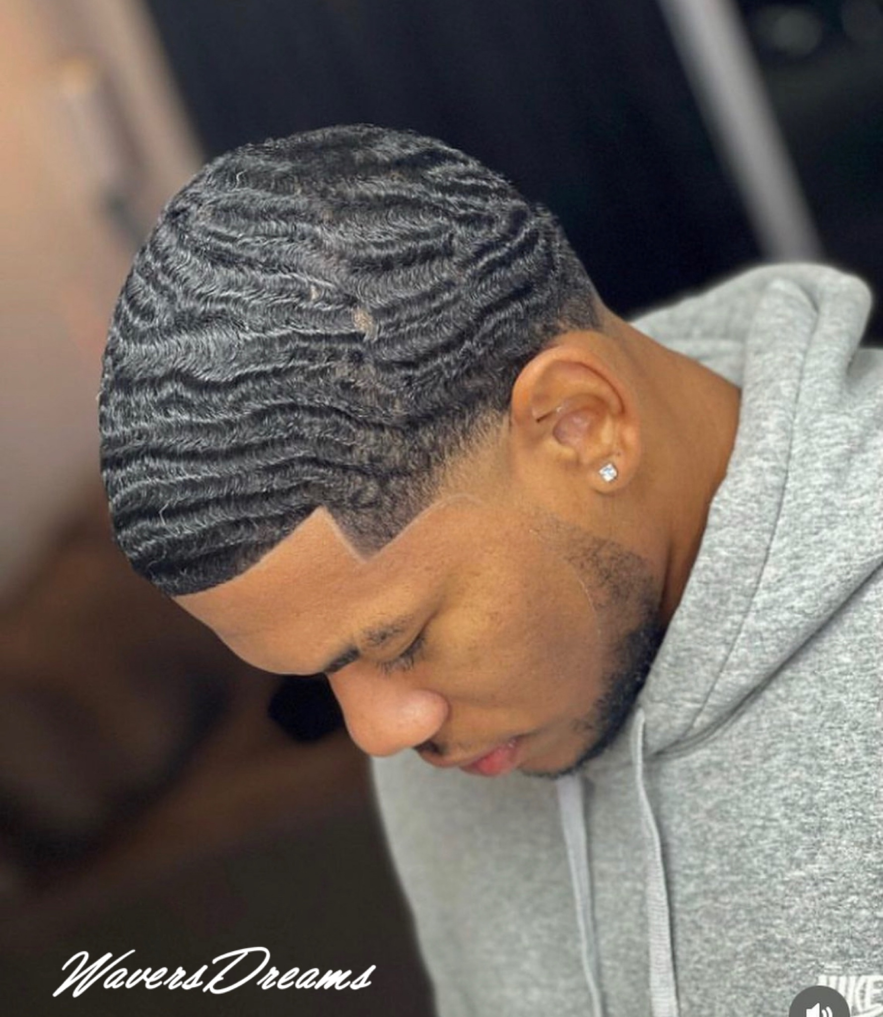 360 waves with nappy hair