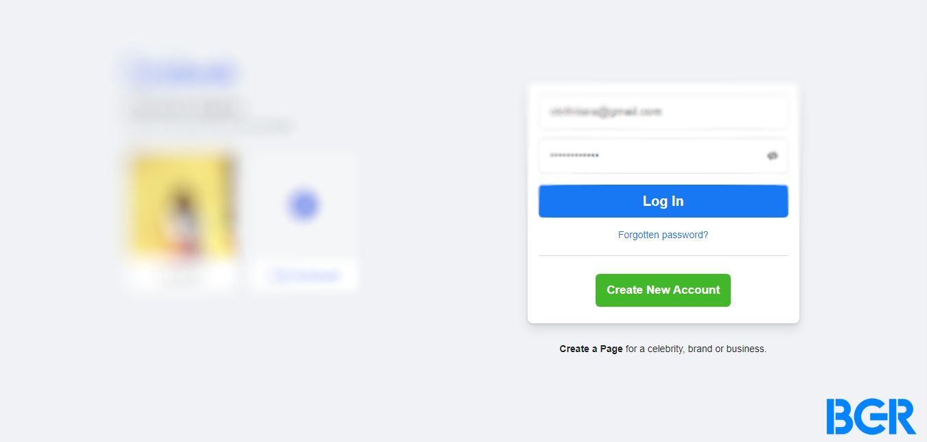 Log in