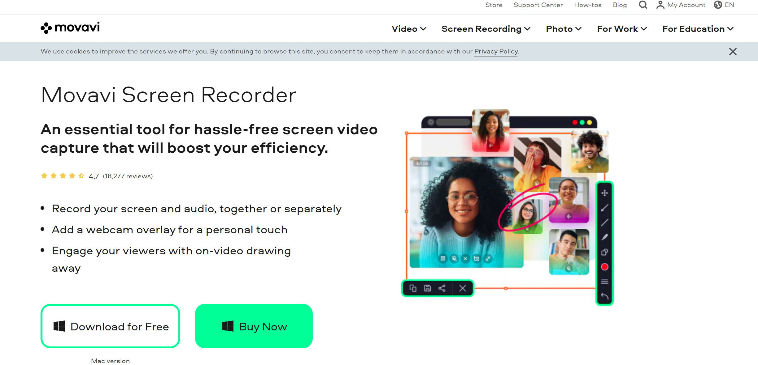 Free Screen Recorder. Video Capture Software.