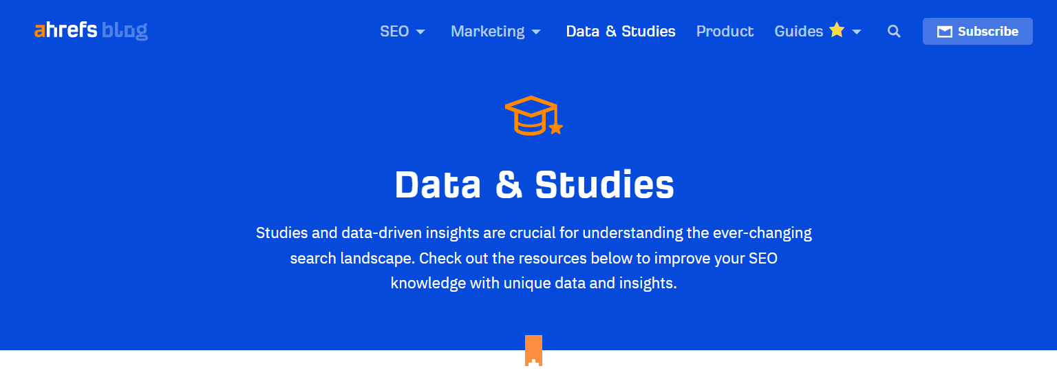 data studies based on keyword research to increase domain authority, domain rating, seo rankings
