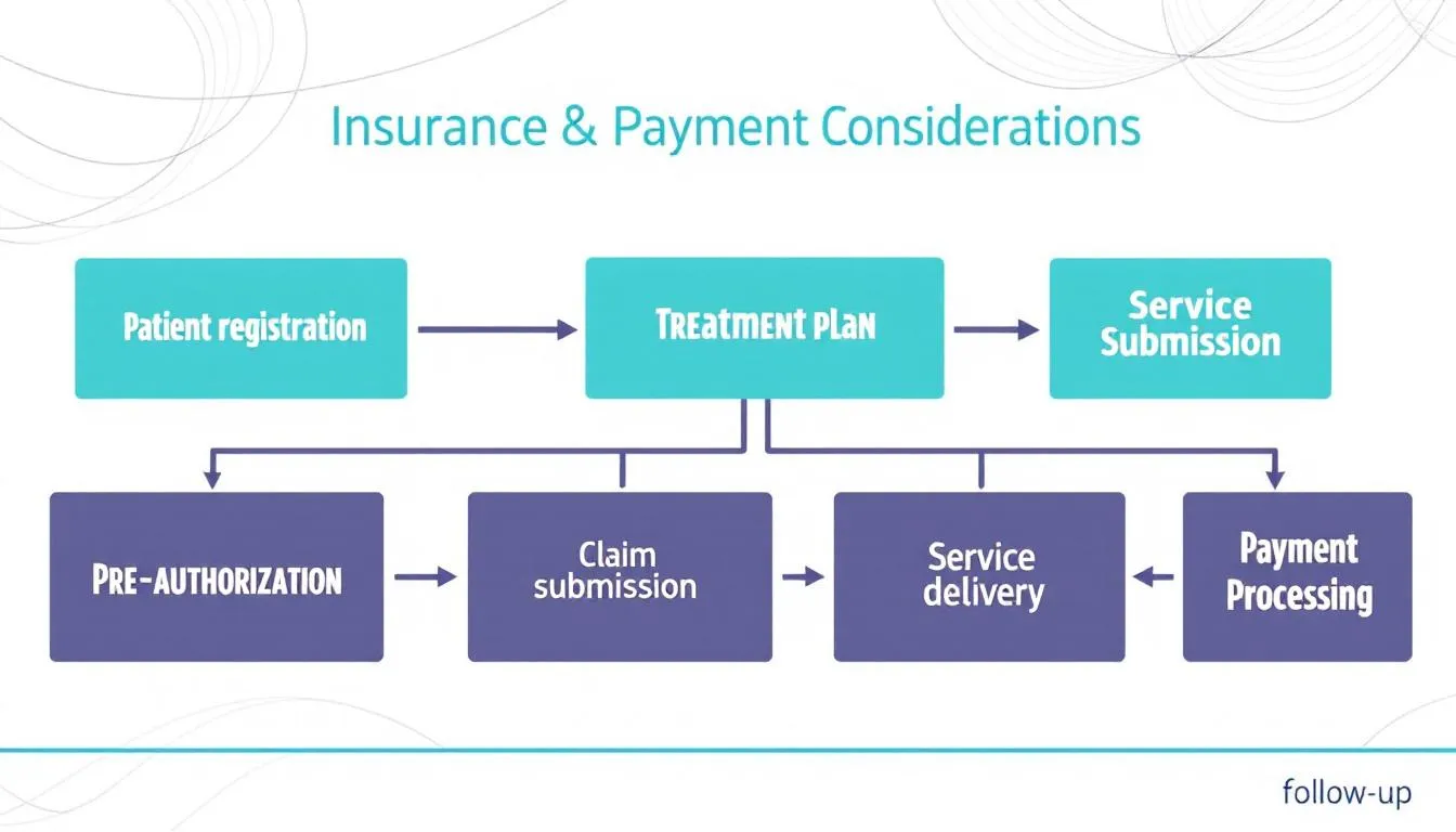 The image depicts a professional chiropractic office in Sacramento, CA, where a chiropractor discusses insurance and payment options with a new patient. The setting conveys a sense of care and attention, highlighting the importance of understanding payment considerations for effective chiropractic treatment aimed at relieving chronic pain and enhancing spinal health.