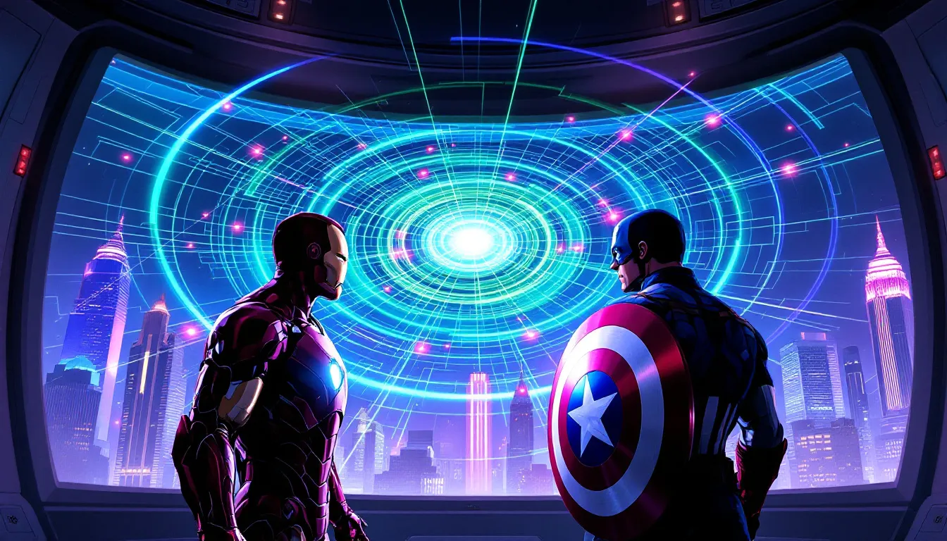 A tactical map awareness scene in Marvel Rivals enhanced by radar hack.