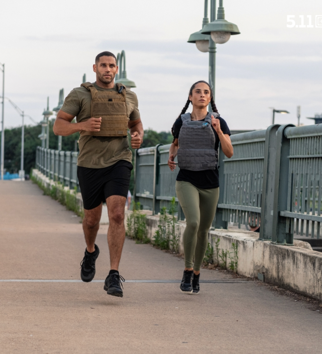 TOP 5 Home Workout equipment no. 2. There are many good plate carrier brands out there, 5.11 Tactical included. Just slide in some steel plates, stick a moral patch on and get to work.
