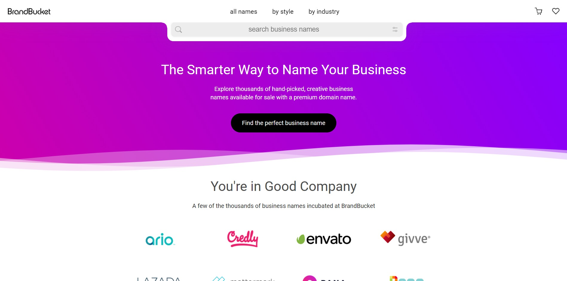 BrandBucket Domain Name Generator