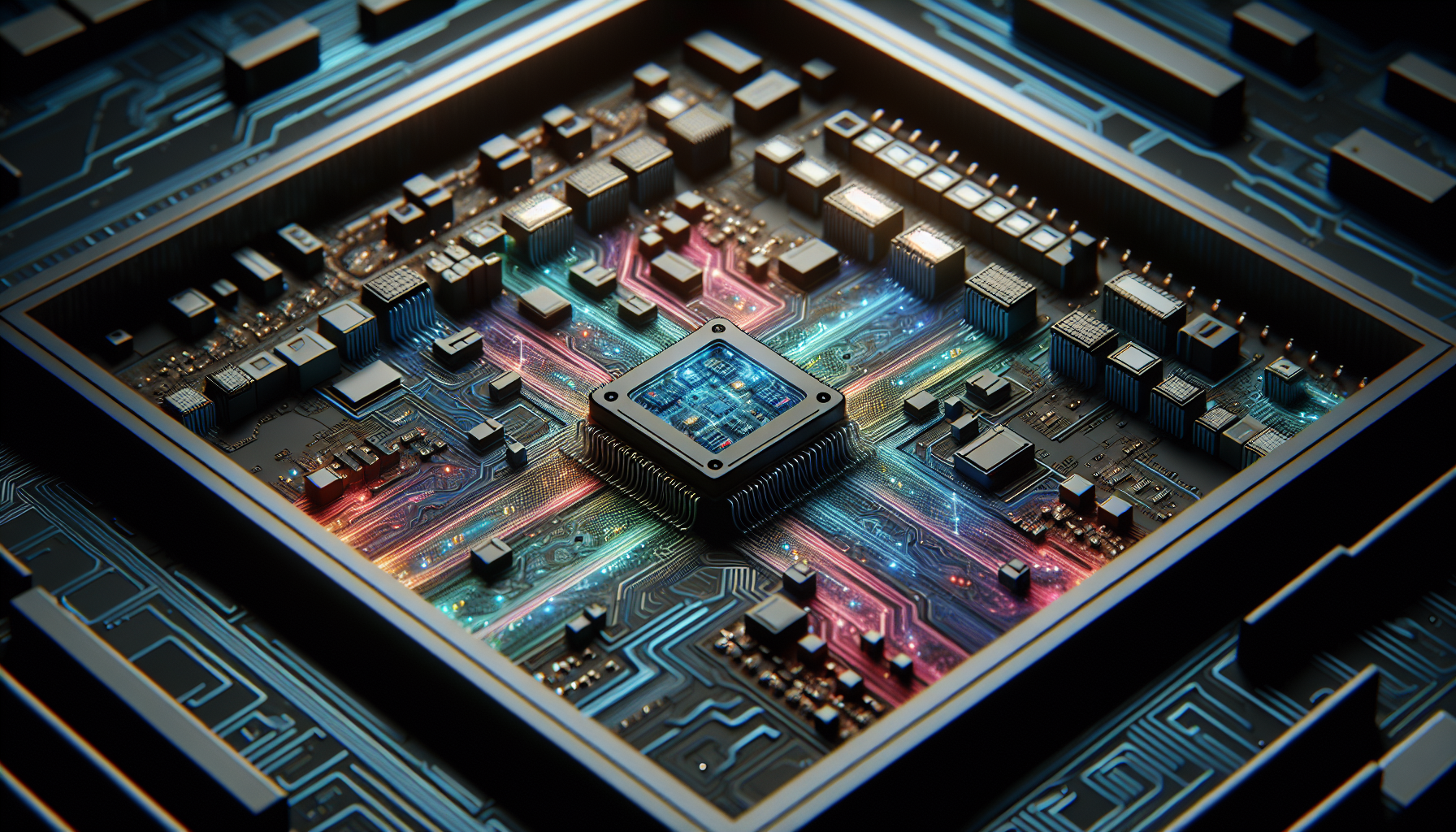 Illustration of a highly integrated transceiver IC