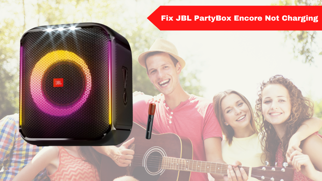 Why is my JBL PartyBox Bluetooth speaker not charging?