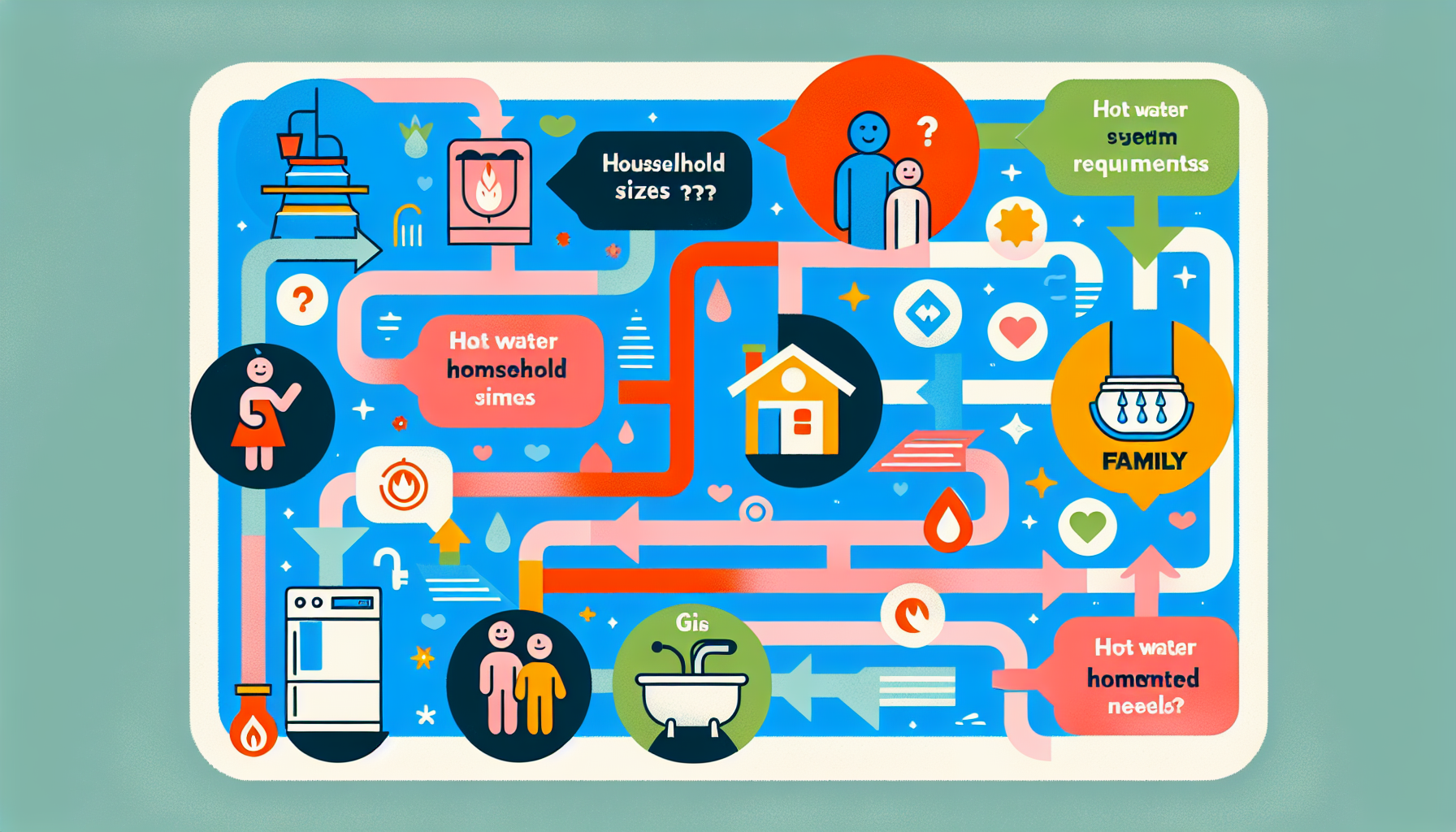 A visual guide for choosing the right gas water heating system.