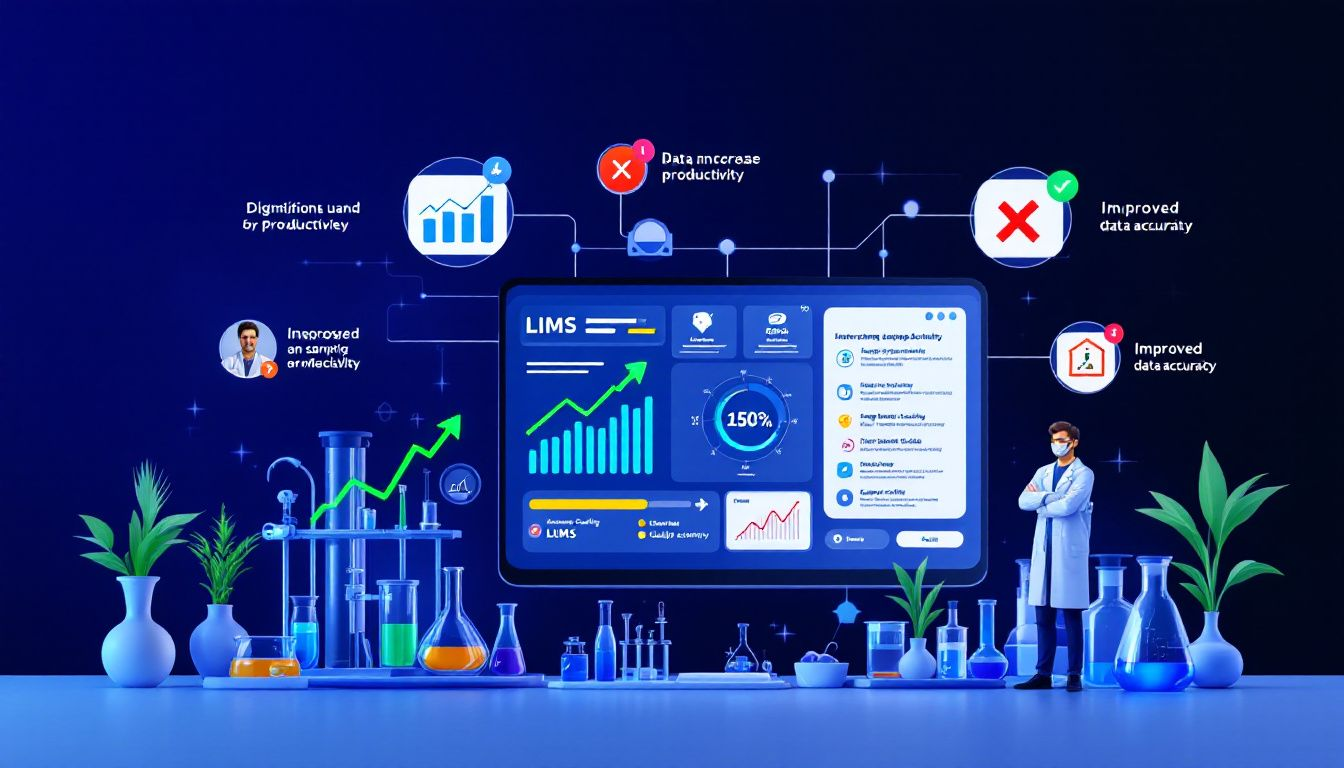 Streamlining laboratory operations with LIMS software.