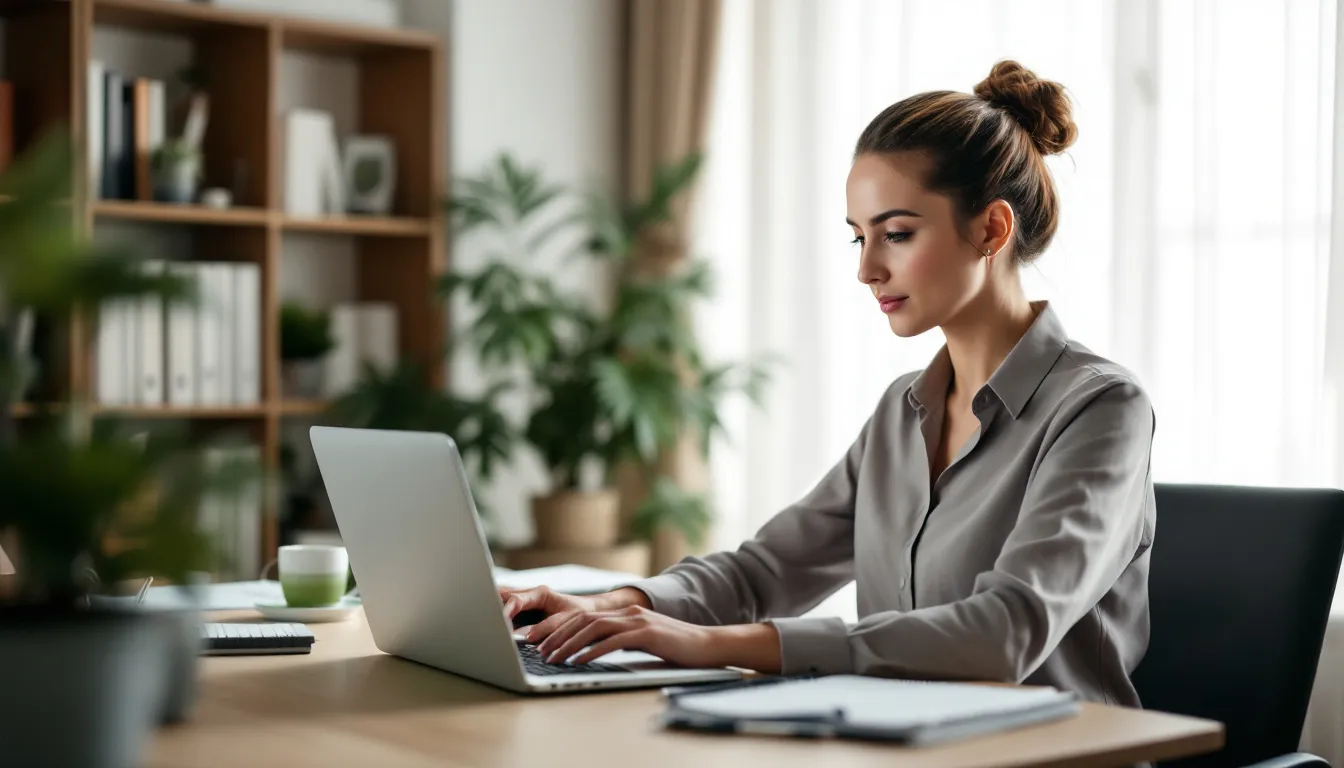 Illustration: Homeoffice und Büro im Wechsel, Vor- und Nachteile flexibler Arbeitsmodelle.