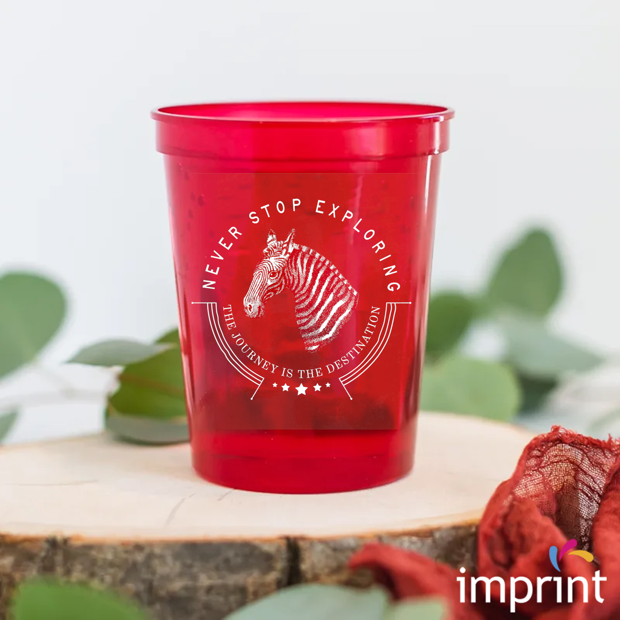 color custom stadium cups plastic