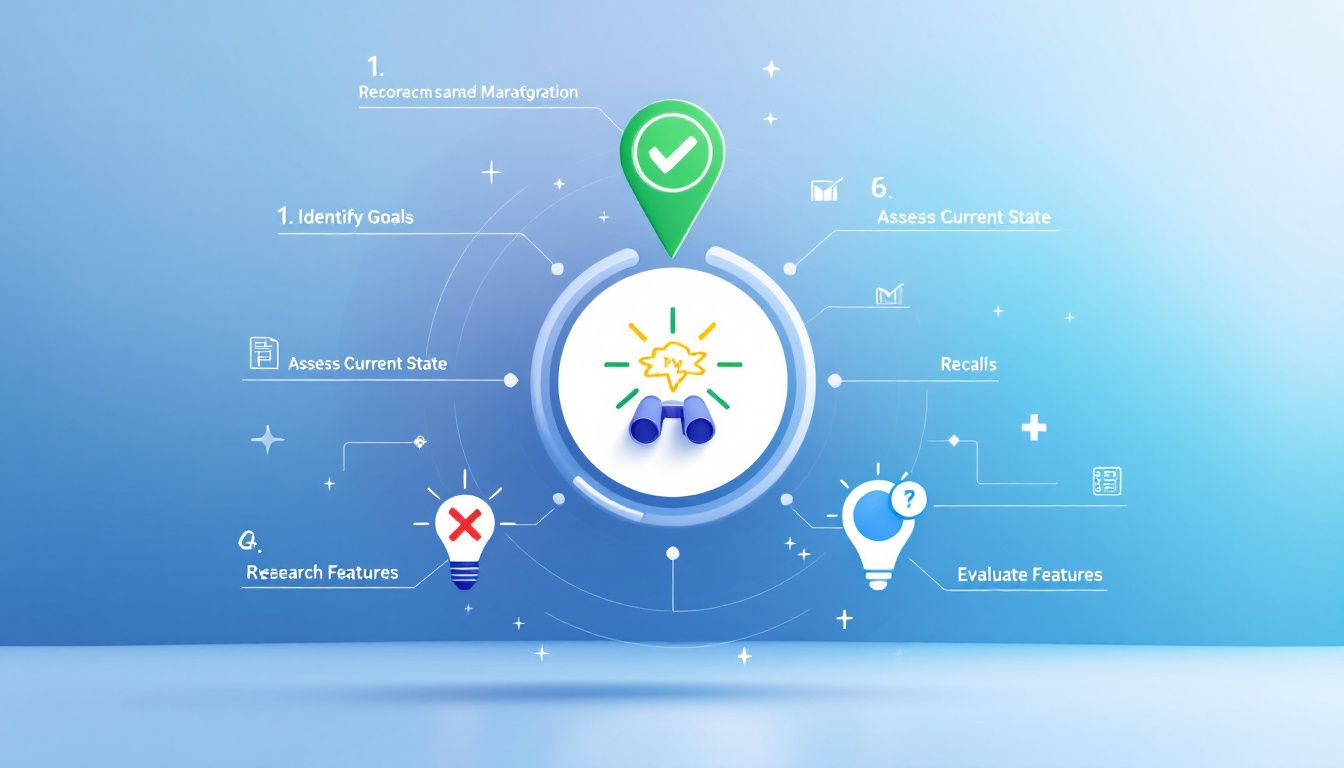 A decision-making flowchart for choosing the right local SEO tool.