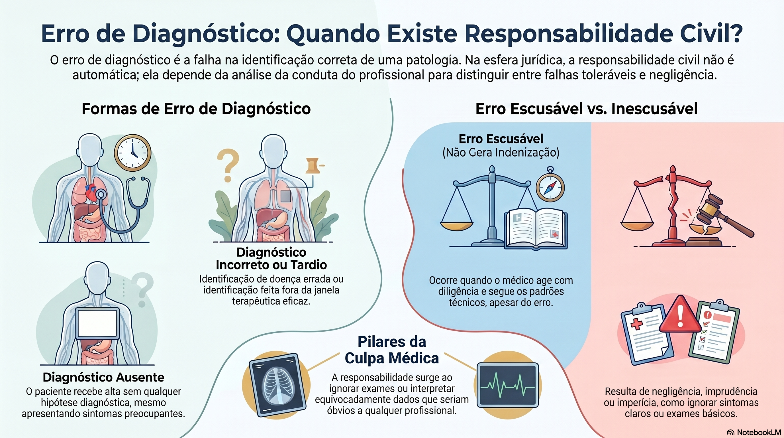 O que &eacute; um erro de diagn&oacute;stico e quando ele gera responsabilidade civil?