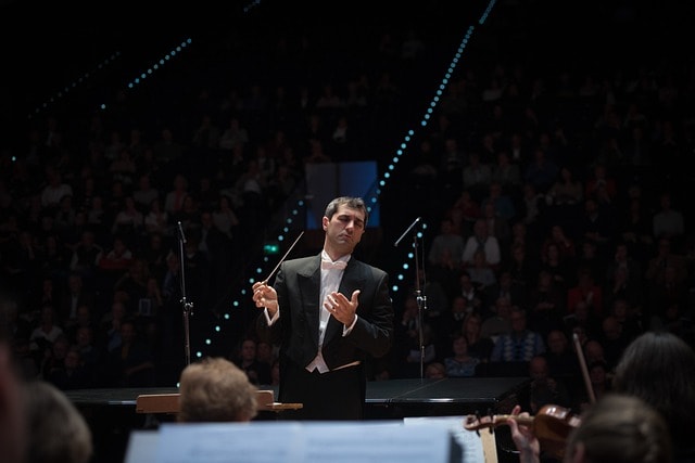 A conductor conducting