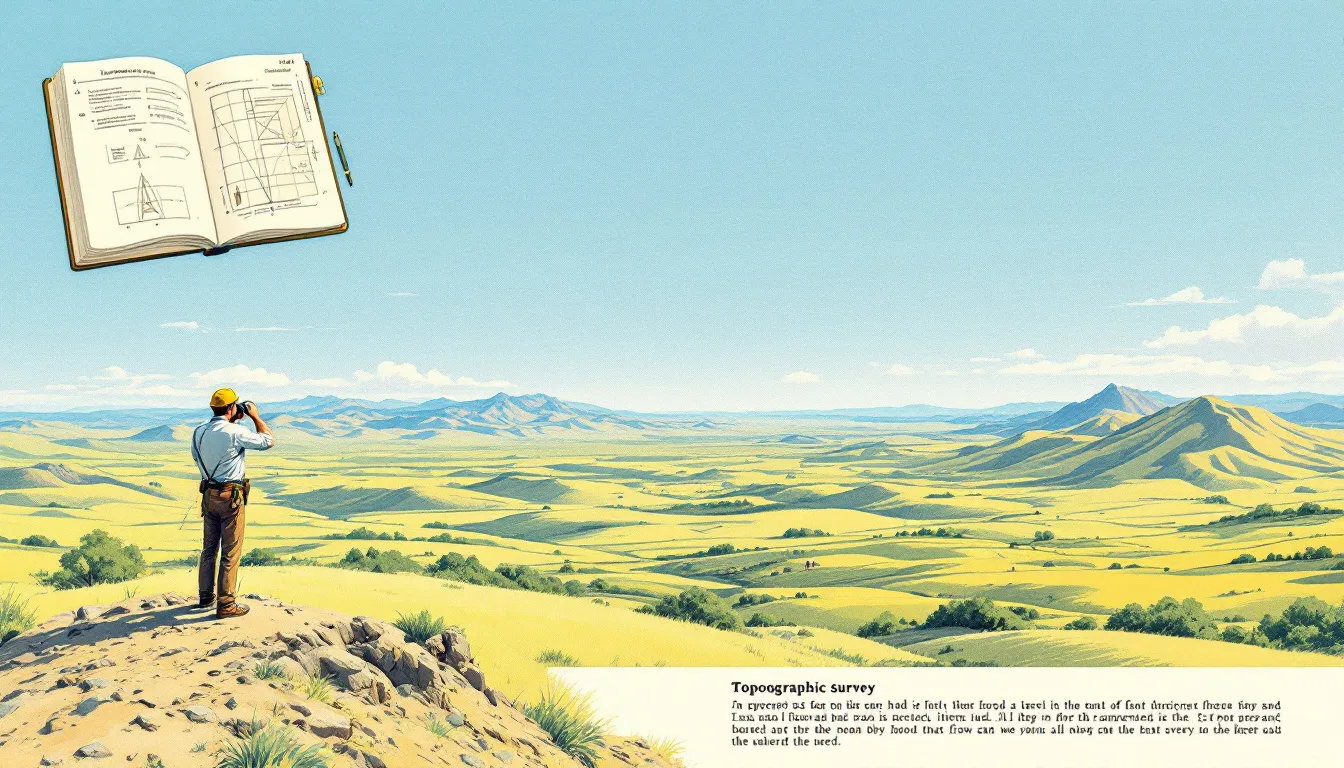 An overview of what a topographic survey is.