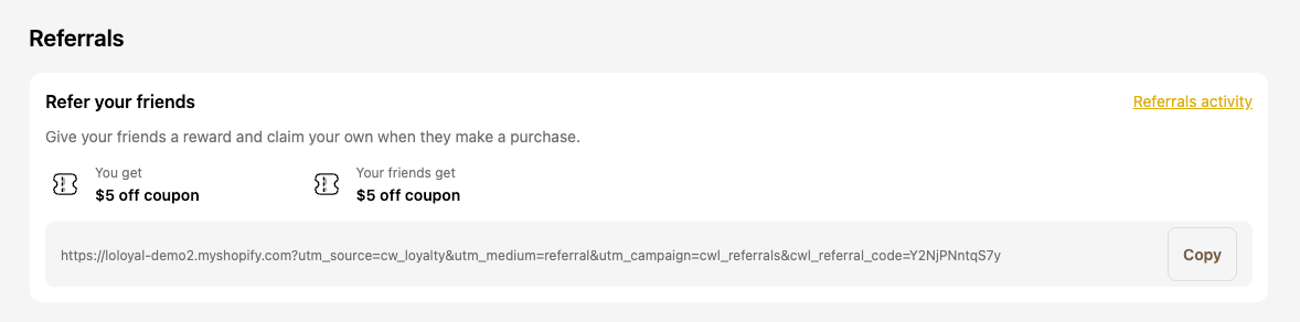 Referral Links with TrustWILL