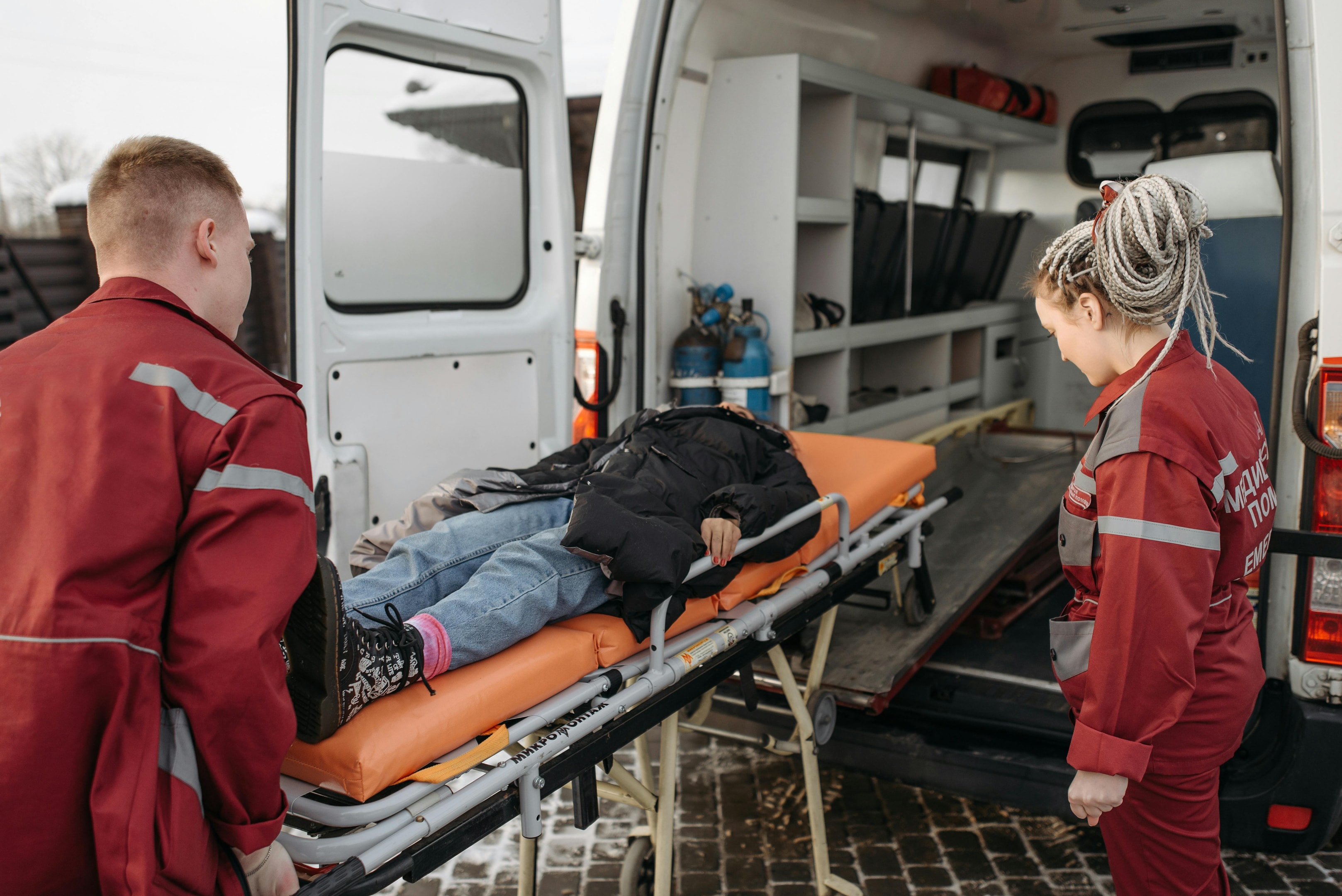 Durable Rescue Stretcher designed for rugged terrains with the use of additional equipment 