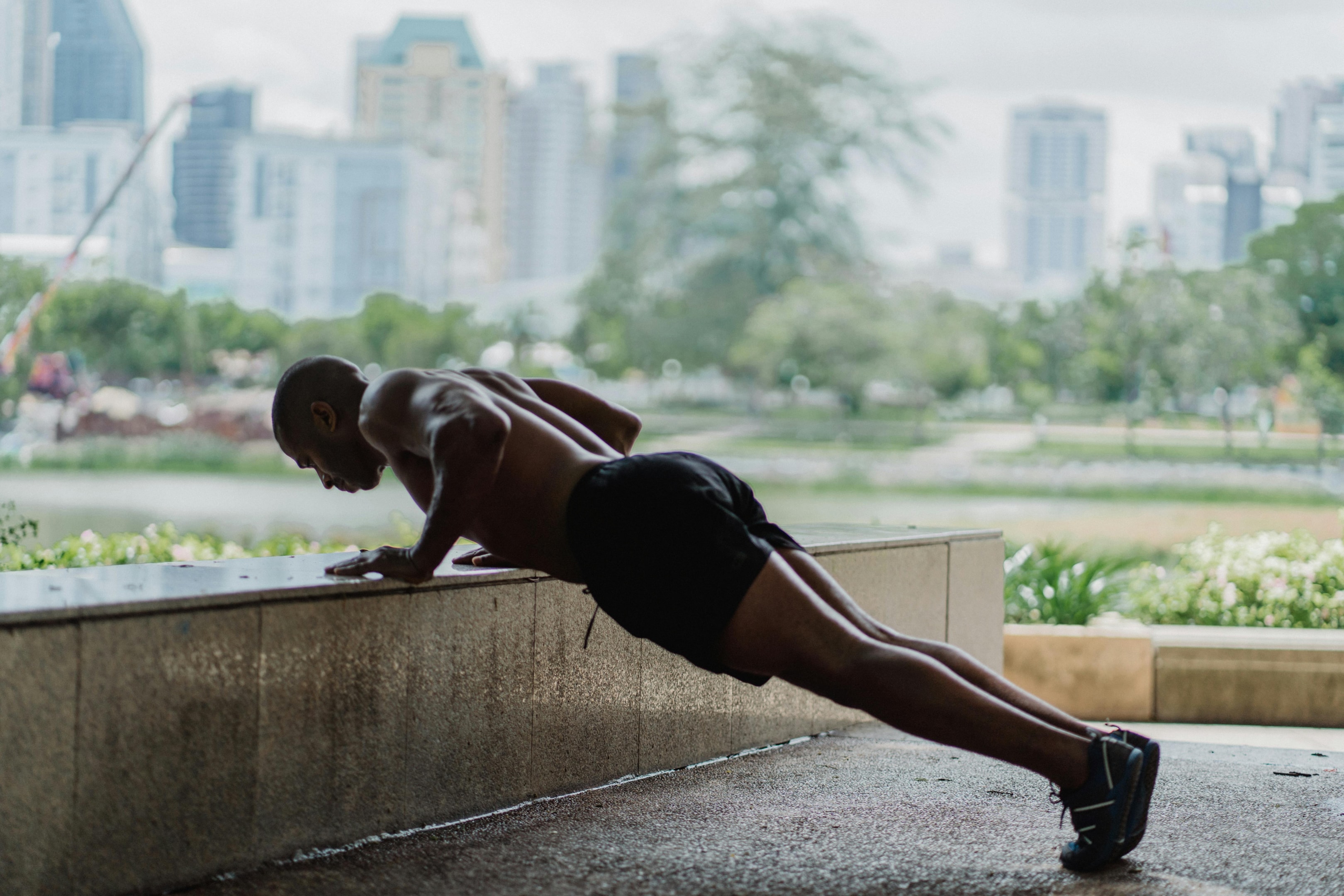 Photo by Ketut Subiyanto: https://www.pexels.com/photo/a-man-doing-a-push-up-4803878/