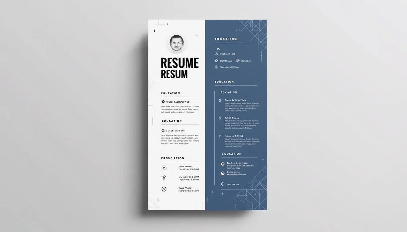 An illustrative example of a sample resume showcasing various sections.