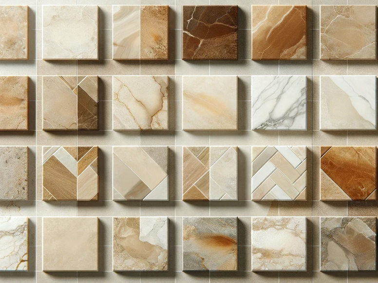 travertine color selection