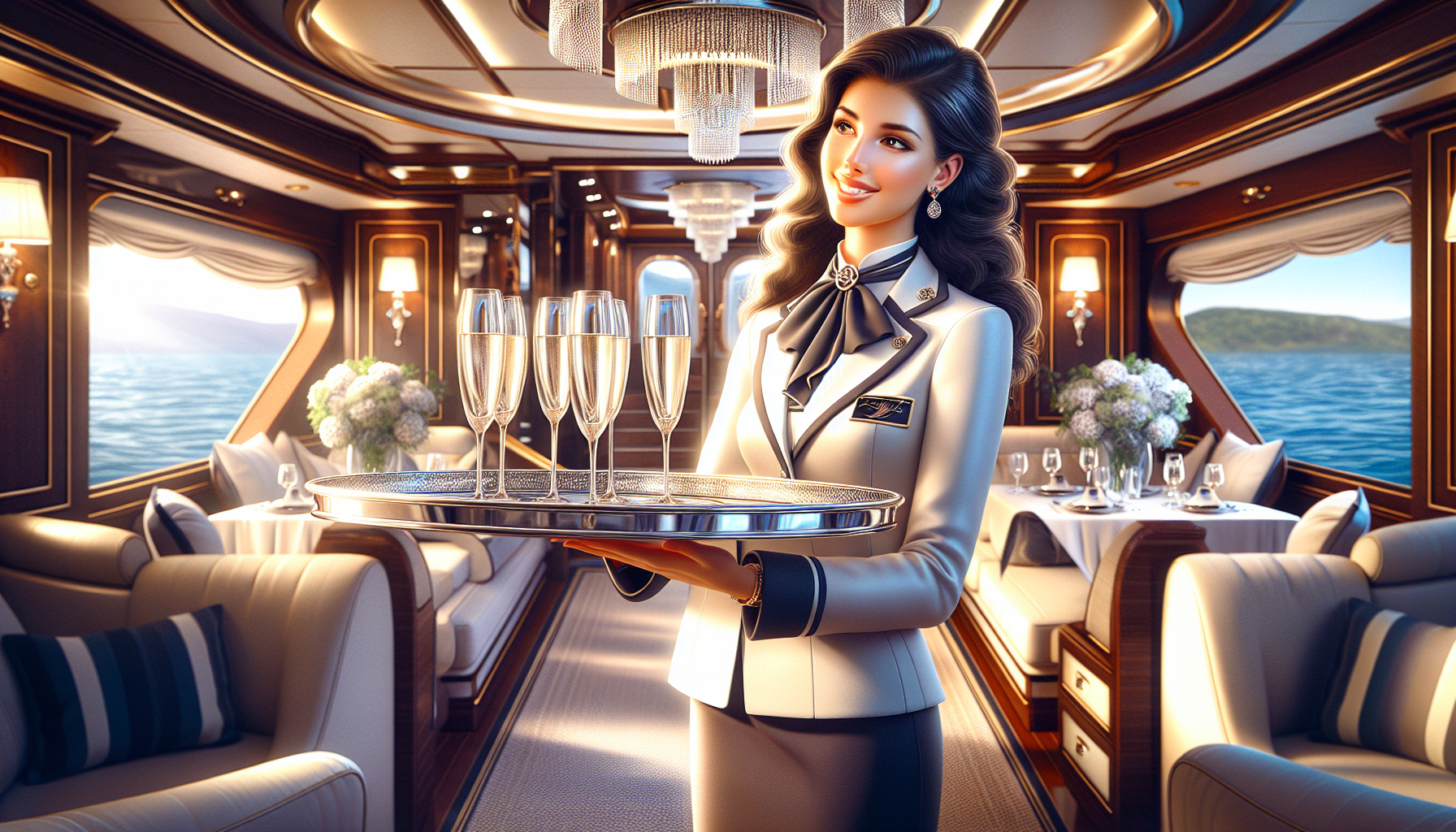 luxury yacht stewardess jobs