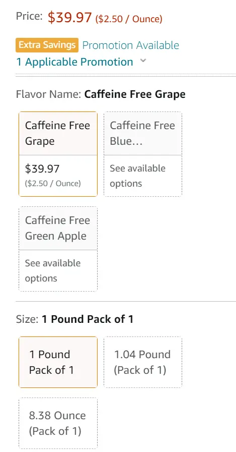 Legion Pulse Stim-Free Pre-Workout Pricing