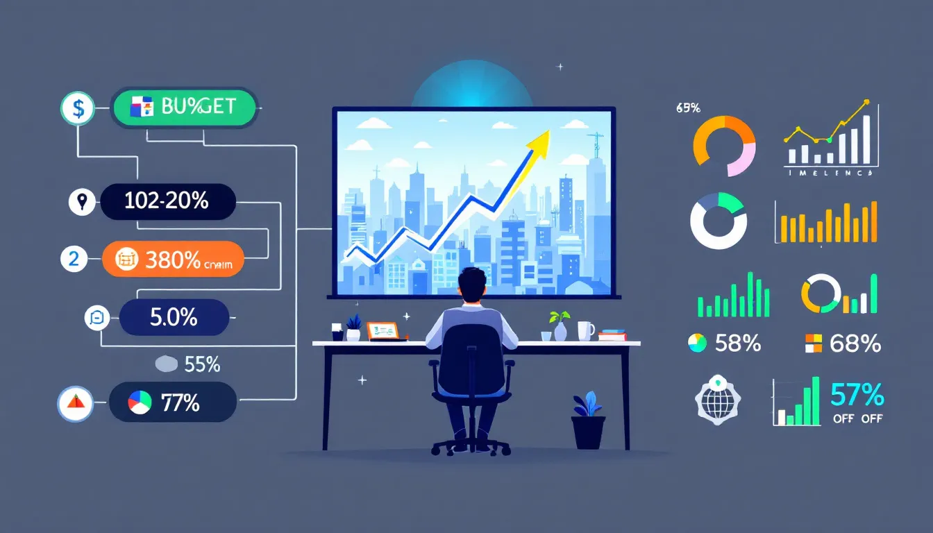 A financial controller analyzing construction project data to prevent cost overruns.