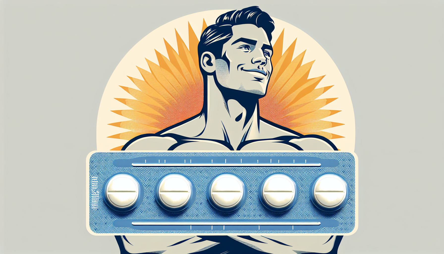 Illustratie van het gebruik van erectiepillen