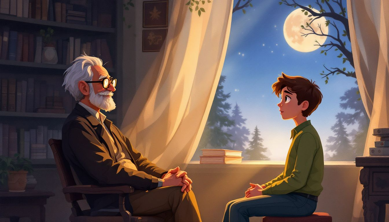 An advisor assisting a client through a life transition.