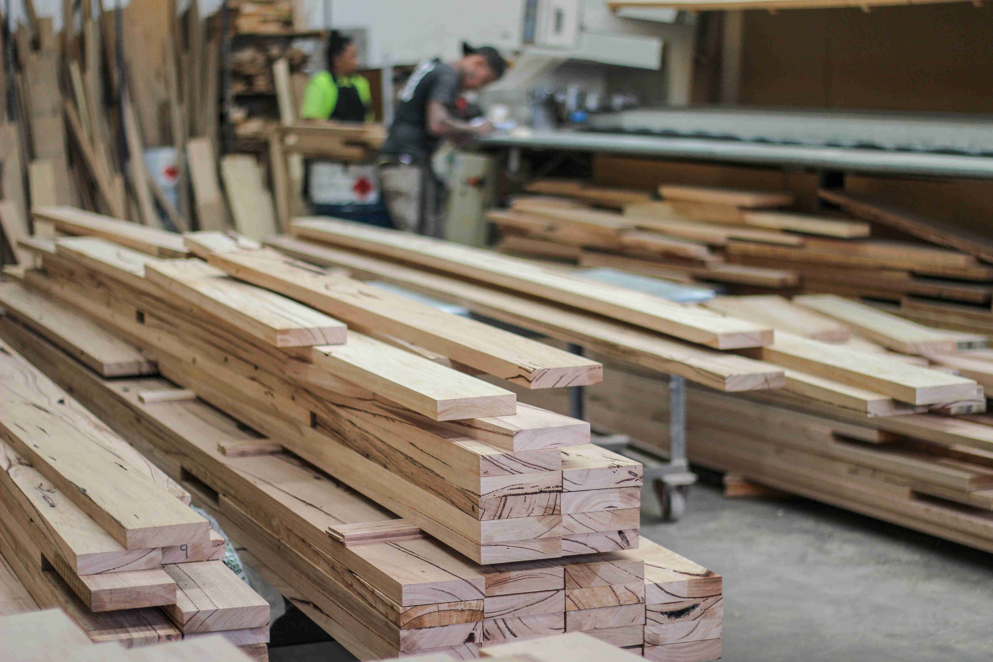 A pack of Messmate timber from an ethically sourced timber mill in Melbourne
