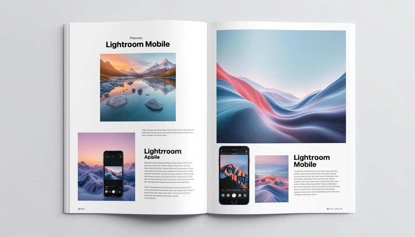 Applications compl&eacute;mentaires pour la photographie sur iPhone, y compris Lightroom Mobile.
