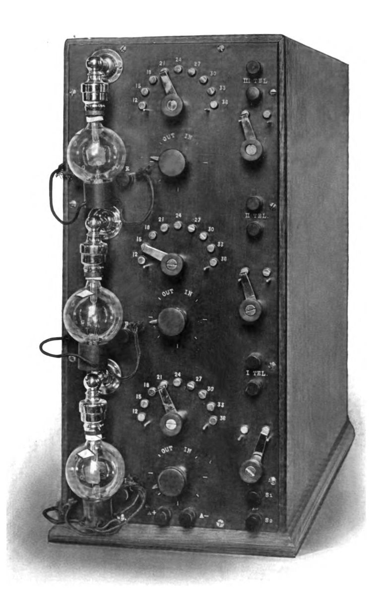 The first amplifier. Photo credit: Wikipedia